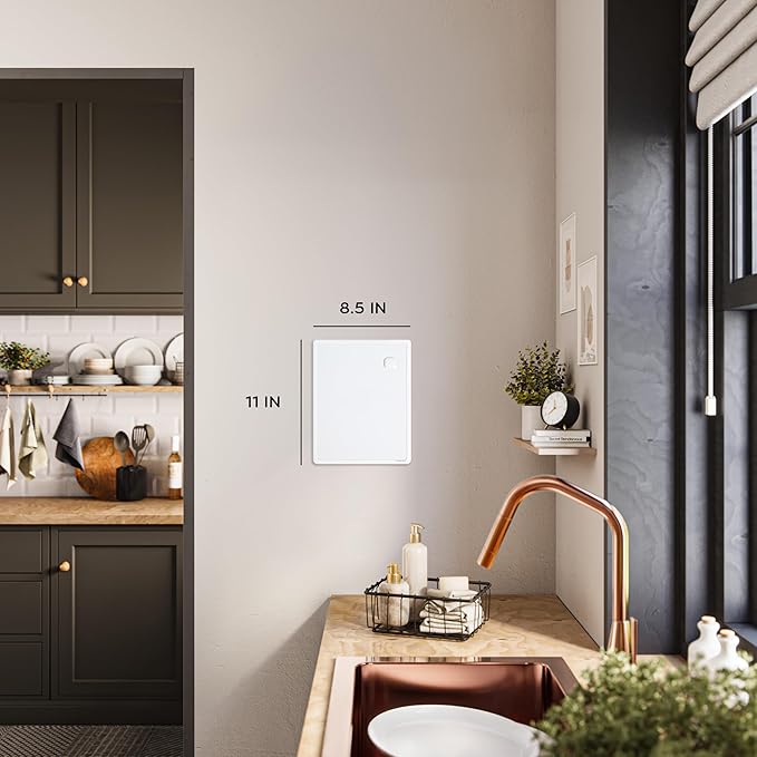 U Brands Contempo Magnetic Dry Erase Board Bundle, 8.5”x11”, White Modern Frame, includes 4 Boards, 16 Markers and 4 Magnets