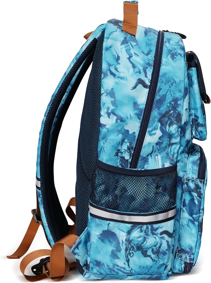 Kids Backpack - Lightweight 15” Backpack in Fun Prints for School, Travel, & Daycare, Ideal for Ages 4+, Roomy Interior, Durable & Water-Resistant Fabric, Back to School Book Bags