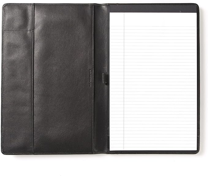 Leatherology Black Onyx Legal Size Padfolio