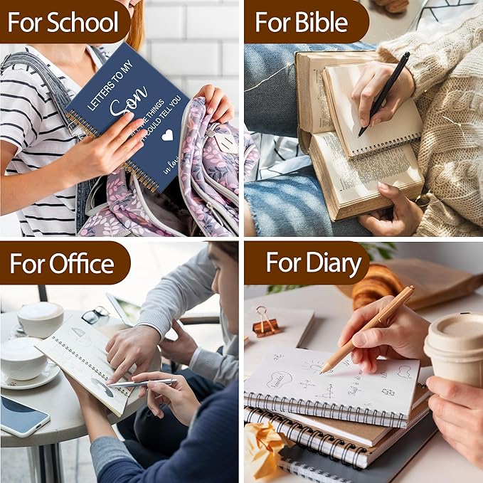 OINDADE Memorial Gifts for Loss of Son Grief Notebook Journal, Letters to My Son in Heaven Journal, Memorial Sympathy Notebooks Gifts for Loss of SonMother, In Loving Memory Sympathy Gifts, 6x8.2In