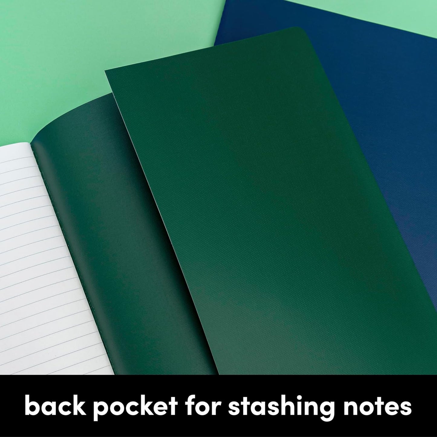 PAPERAGE Soft Cover Blank Journal Notebook, 2 Pack, (Blush), 100 Pages, Large 7.5 inches x 9.5 inches, Ideal for Sketch Book, Note Taking & Travel Journal