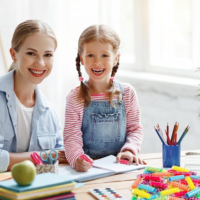 Sabary 48 Pieces Back To School Mini Highlighter Bulk Candy Highlighter for Kids Student Cute Chisel Tip Marker Pen for Candy Party School Office Supplies, Assorted Colors