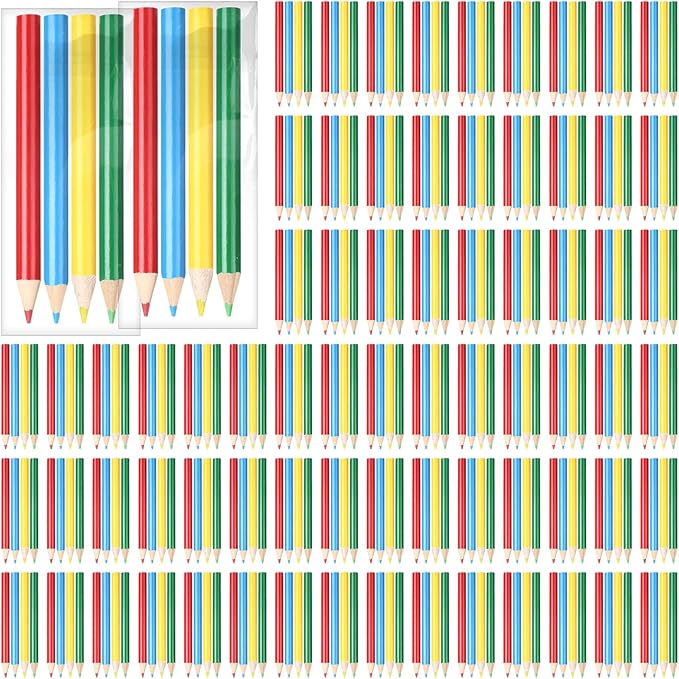 800 Count 3.5 Inch Colored Pencils Mini Color Pencils Bulk Pre-sharpened Art Coloring Pencil Supplies for Back to School Supplies Classroom Drawing Birthday Wedding Party Favors