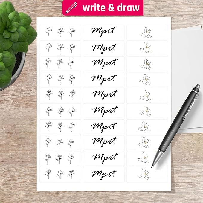 1" x 2-5/8" Shipping Address Labels 15000 Label Stickers Paper for Laser/Inkjet Printer 30 per Page Printable Mailing Labels - Matte, 500 Sheets