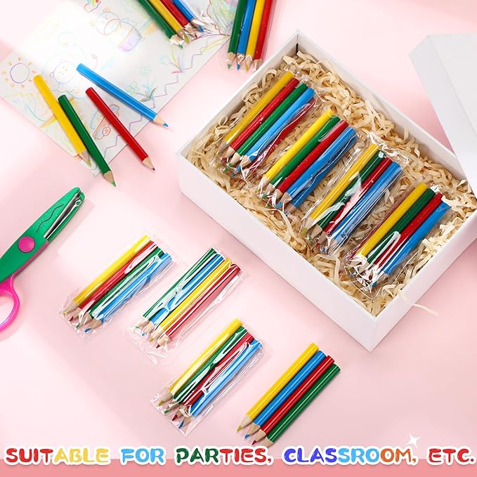 800 Count 3.5 Inch Colored Pencils Mini Color Pencils Bulk Pre-sharpened Art Coloring Pencil Supplies for Back to School Supplies Classroom Drawing Birthday Wedding Party Favors