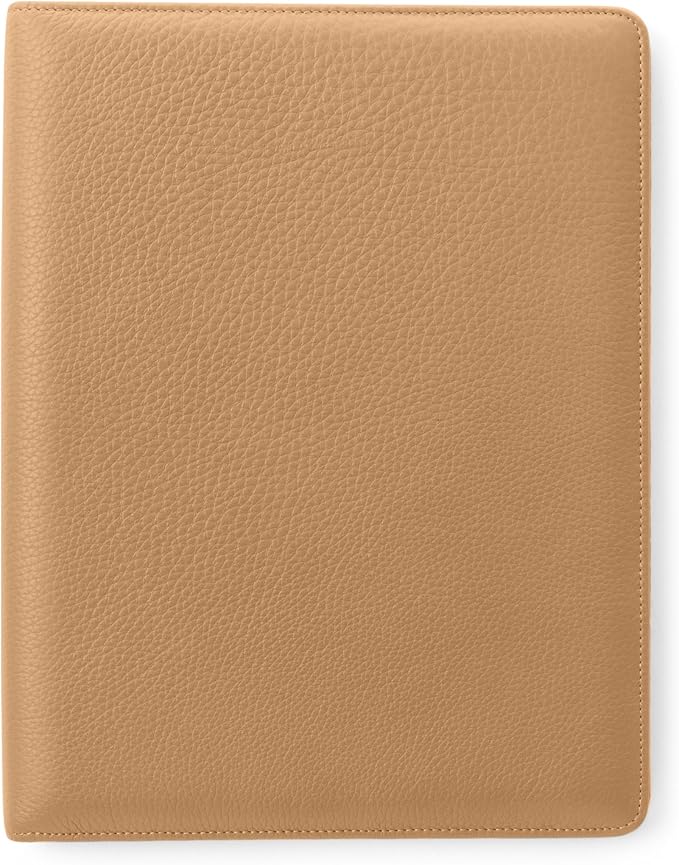Leatherology Camel Standard Padfolio with Pen Loop