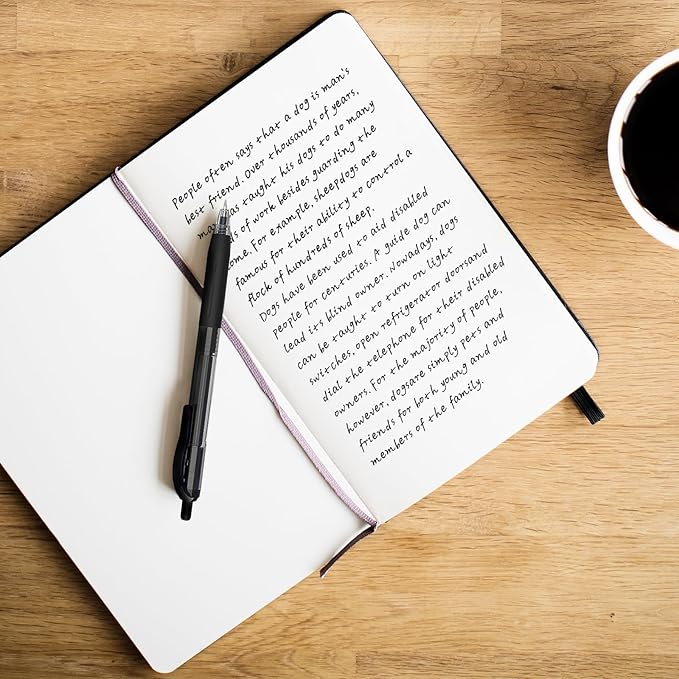 EYEYE G-103 10 Pack Retractable Gel Pens 0.5mm, Black Ink Pen Extra Fine Point Quick Dry, 0.5 mm Ballpoint Pen Fine Point Smooth Writing Pens for for Office School Supplies