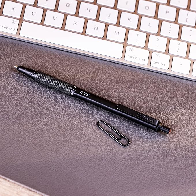 Zebra Pen G-750 and M-701 Retractable Gel Pen/Pencil Gift Set, Premium Metal Barrel, Medium/Fine Point, 0.7mm, 2-Pack (10512)