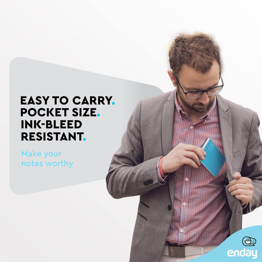 Enday Pocket Notebook, Small Notebooks Top Bound Small Spiral Notebooks, Memo Pad for Home Office Accessories, 75 Sheets, 3 x 5 Mini Notepad in Pink, Purple, Green, Blue, Red, Grey (12 Pack)