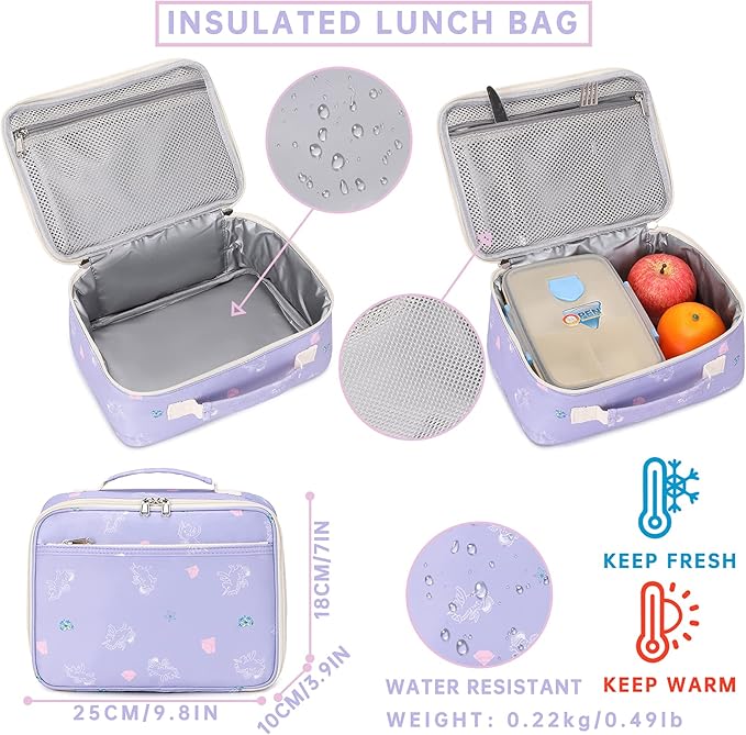 Lohol Galaxy Backpack for School Travel, Lightweight BookBag for Girls Kids