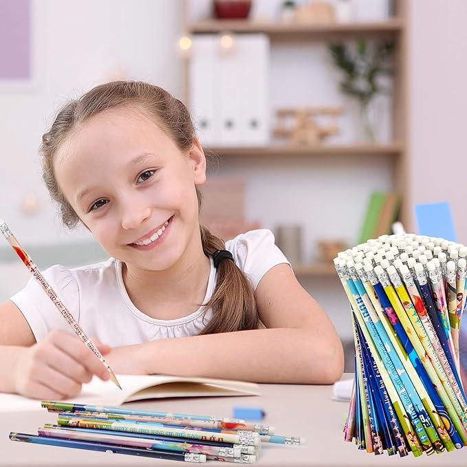 200 Pieces Bible Verses Pencils Inspirational Scripture Pencils with Hollow Cross Christian Pencils for Religious Scripture Church Supplies for School Student Teacher