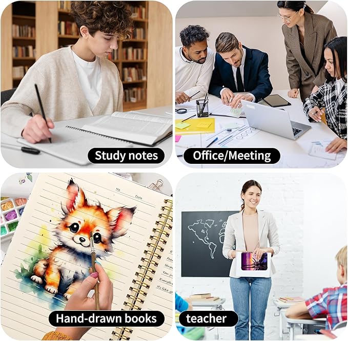 Spiral Journal Notebook, A5 Cute Notebooks for Women Men, College Ruled Hardcover Notebook for Work & Note Taking, 60 Pages Double-Wire Journals for Writing, Sunset Purple