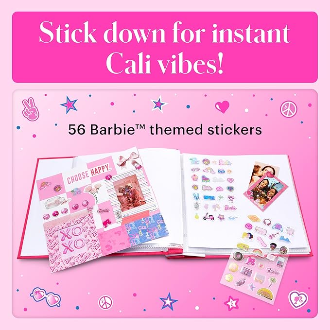 KODAK x Barbie Step Slim Wireless Instant Portable Photo Mobile Printer Gift Bundle (Signature Style)+ Barbie Camera Case, Photo Album, Sticker & Hanging Frames, 50 Stickers + Zink Paper (20 Sheets)