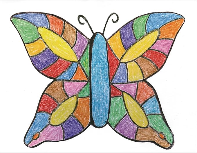 Colorations Large Crayons - 8 Colors, Set of 400 (Item # CLBIGS)