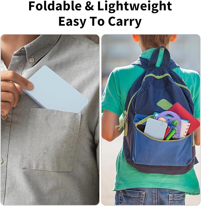 Desk Portable Basic Calculator with Notepad and Stylus, 12 Digit Large Display Multi-Function for Office, School, Home & Basic Financial (Blue)