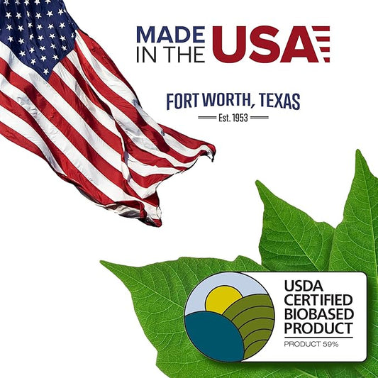 Samsill Plant-Based 4 Inch Durable Round Ring, Made in USA, View Binder, Eco-Friendly, USDA Certified Biobased, Single, White
