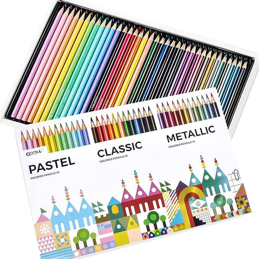 ECOTREE Colored Pencils - Drawing Pencils Colored Pencil for Adult Coloring Art Supplies for Coloring, Drawing, Shading, 36 Count