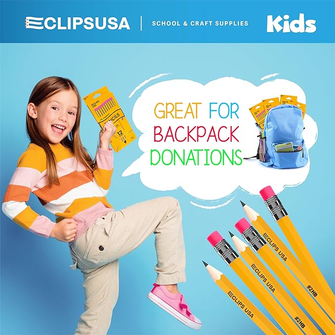 Pre-Sharpened Pencils Bulk, Pencil #2, Number 2 pencils, School Supplies Bulk, Office Supplies Bulk, 12 Pencil Per Box (1 Box)