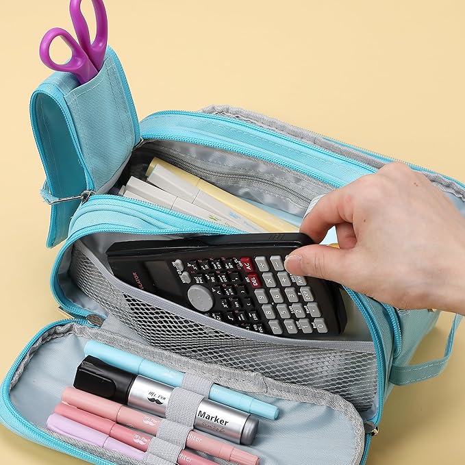 Mr. Pen - Large Capacity Pencil Case - Big Pencil Pouch - Pen Bag