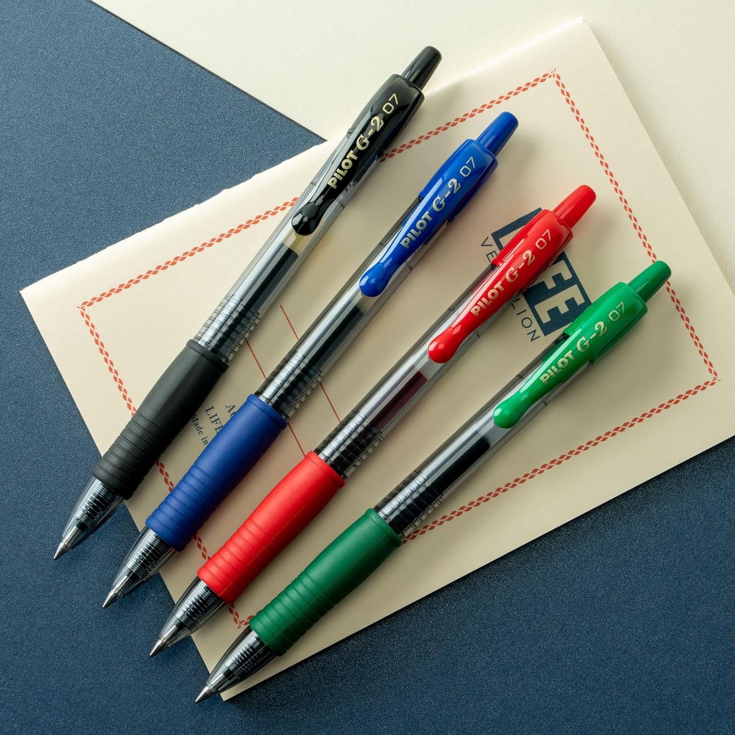 Pilot G2 Premium Gel Pens, Gel Roller Pens, Fine Point 0.7 mm Assorted Colors 8