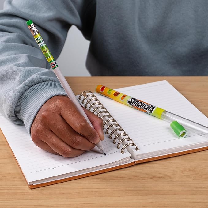Smencils Soda Pop Shop Scented Pencils – HB #2 Graphite Pencils Made from Recycled Newspapers, 4 Pack, Long-Lasting Gourmet Scents, Fun School Supplies & Gifts for Kids, Teachers, Classroom Rewards