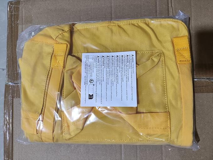 KALIDI Casual Laptop Backpack 15 Inches Classic Camping Rucksack Travel Outdoor Square Daypack College Hiking Gym Bag, Yellow