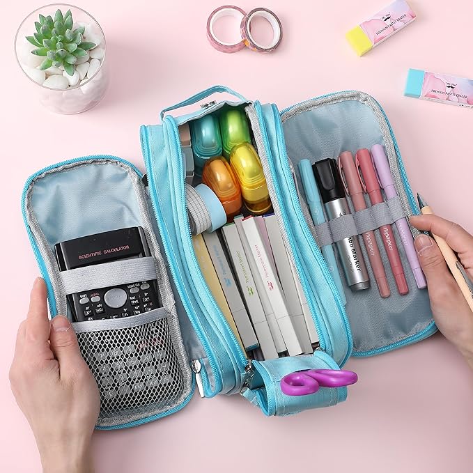 Mr. Pen - Large Capacity Pencil Case - Big Pencil Pouch - Pen Bag