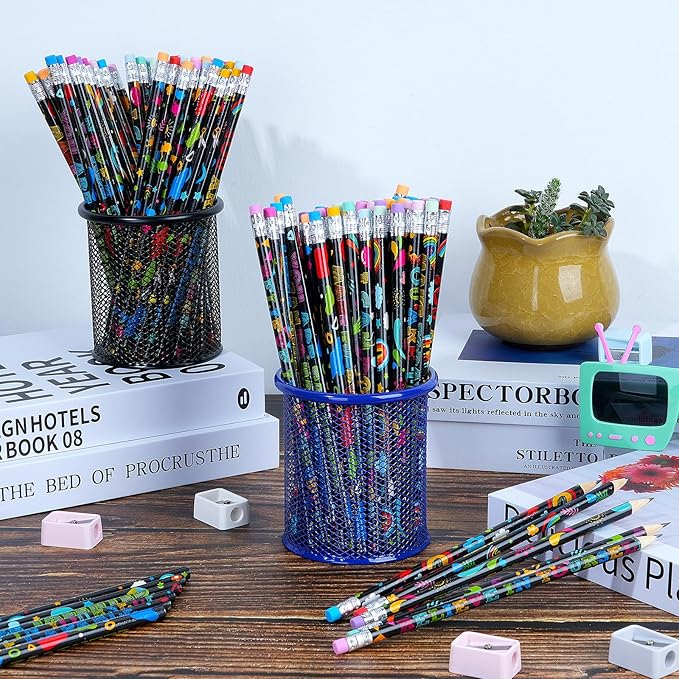 100 Pcs Motivational Pencils Bulk, Fun Inspirational School Pencils for Classroom, Cute Wood Pencils with Encourage Positive Sayings, Back to School Supplies for Kids Student Teacher Classroom Reward