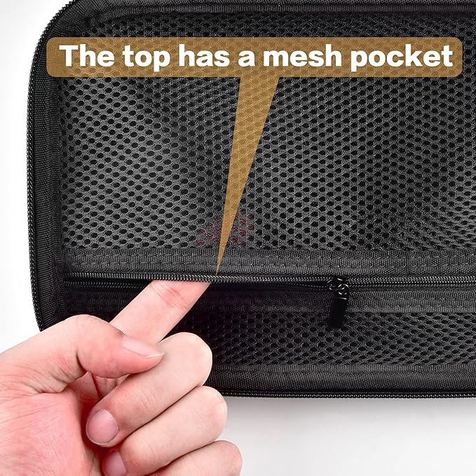 Case Compatible with Kodak Dock Plus/for Kodak Dock Premium Wi-Fi Portable 4x6” Instant Photo Printer. Bluetooth Photo Printing Holder for Adapter, Cartridge, Paper, Power Cord (Box Only) - Black