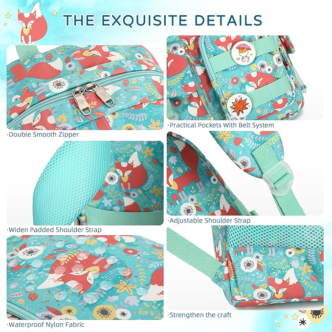 Girls Backpack,15.6 Inch Laptop School Bag Large Primary Elementary Middle College Bookbags Kids Backpacks for Teens Girl Women Students Anti Theft Travel Daypack (Green)