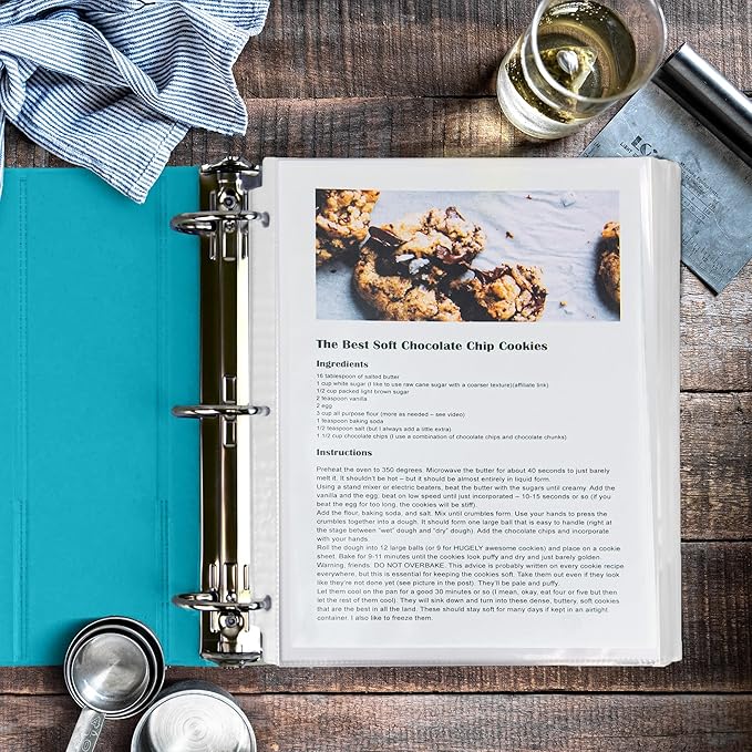 Samsill Plant-Based 2 Inch Durable Round Ring, Made in USA, View Binder, Eco-Friendly, USDA Certified Biobased, Single, Turquoise