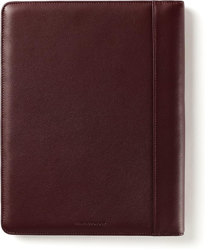 Leatherology Bordeaux Standard Padfolio with Pen Loop