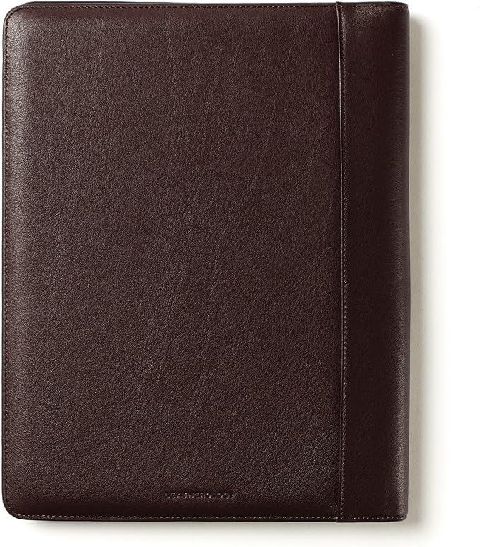 Leatherology Brown Standard Padfolio with Pen Loop