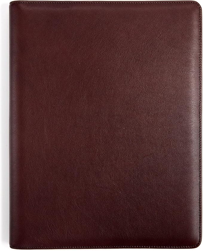 Leatherology Bordeaux Standard Padfolio with Pen Loop
