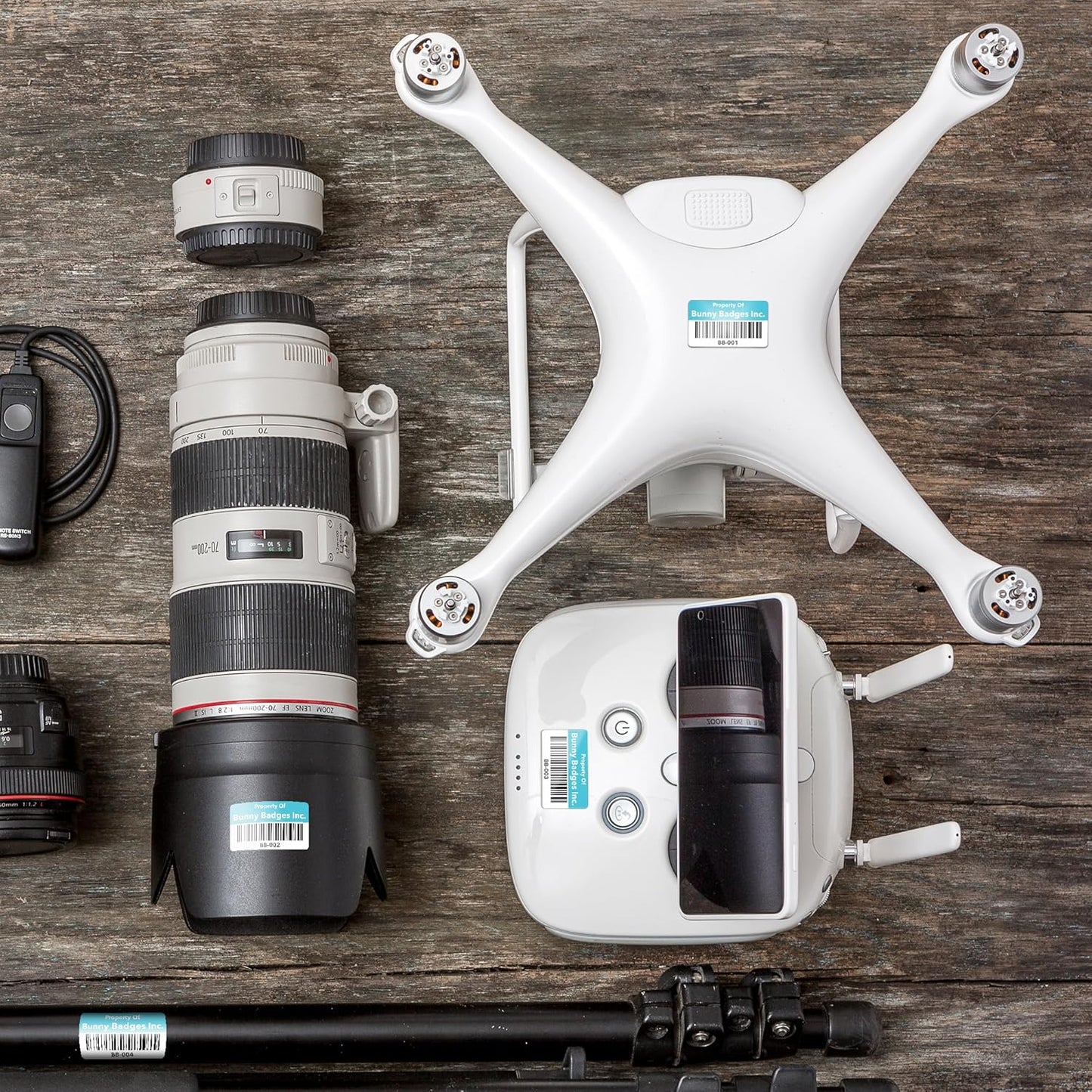 Custom Asset Tags - Asset Labels with Sequential Numbers - 1.2” x 0.7” (100-5000 Labels)