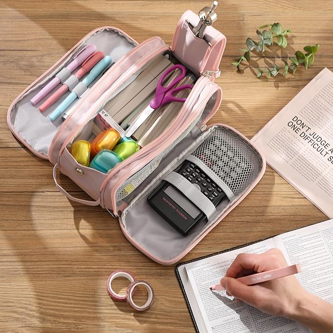 Mr. Pen- Large Capacity Pencil Case, Big Capacity Pencil Case, Big Pencil Pouch, Pen Pouch, Pen Bag